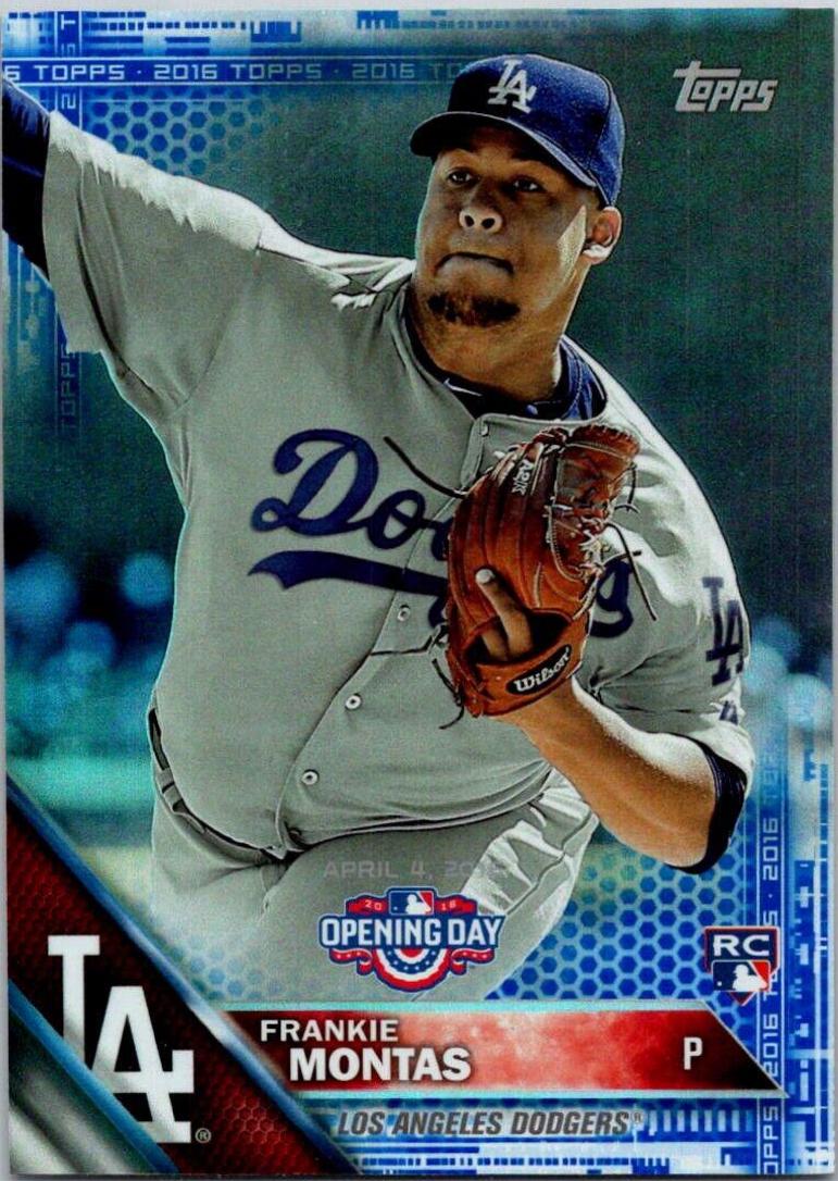 Frankie Montas #OD-162 Baseball Cards 2016 Topps Opening Day