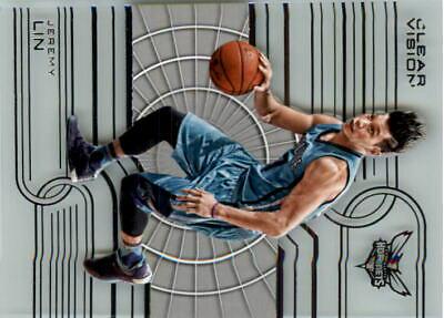 Jeremy Lin #57 Basketball Cards 2015 Panini Clear Vision