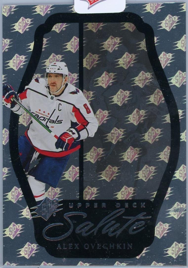 Alex Ovechkin #S-AO Hockey Cards 2024 SPx Salute