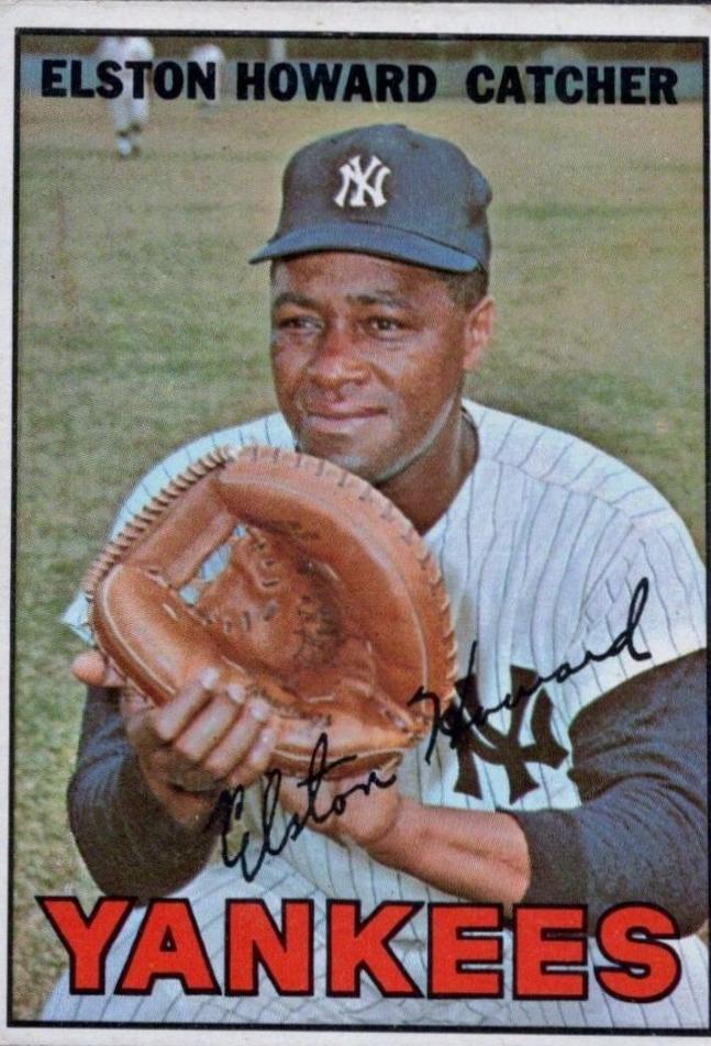 Elston Howard #25 Baseball Cards 1967 Topps