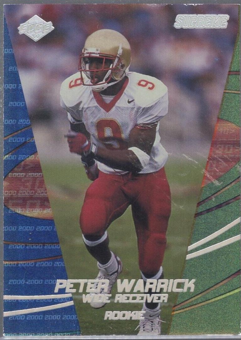 Peter Warrick #152 Football Cards 2000 Collector's Edge Supreme