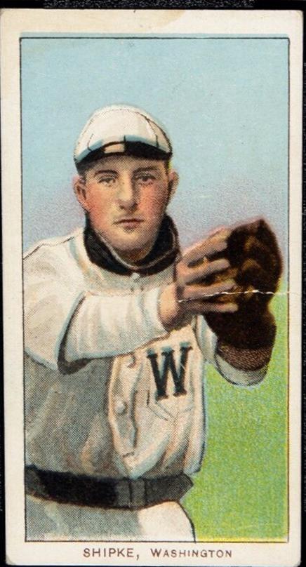 Bill Shipke #NNO Baseball Cards 1909 T206 El Principe De Gales