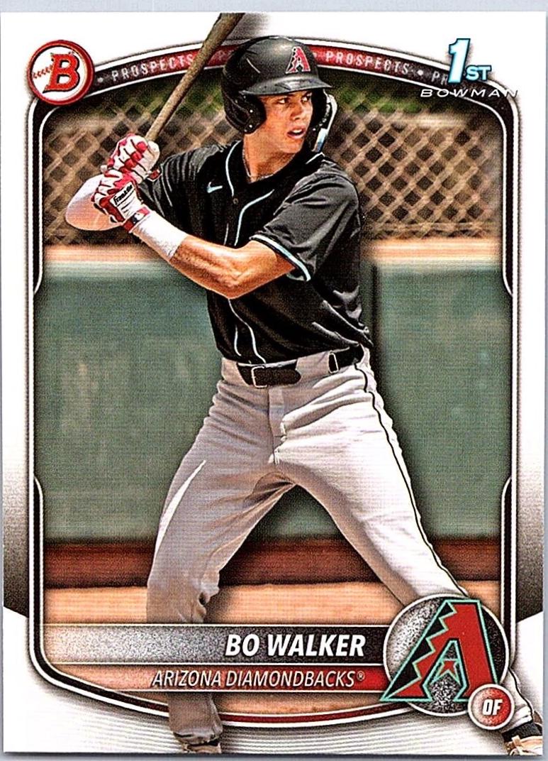 Bo Walker #BP-92 Baseball Cards 2025 Bowman Prospects