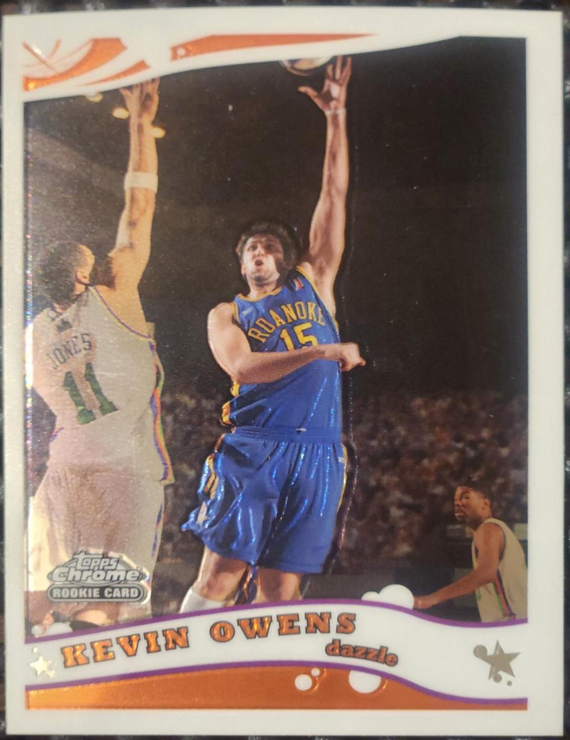 Kevin Owens #250 Basketball Cards 2005 Topps Chrome