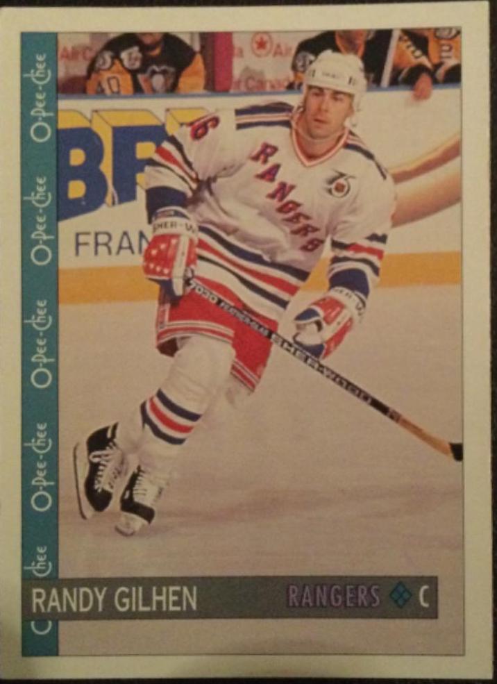 Randy Gilhen #26 Hockey Cards 1992 O-Pee-Chee