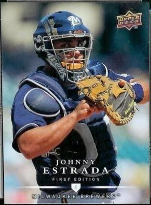 Johnny Estrada #46 Baseball Cards 2008 Upper Deck