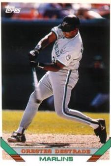 Orestes Destrade #11T Baseball Cards 1993 Topps Traded