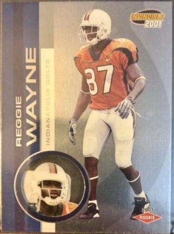 Reggie Wayne #268 2001 Pacific Invincible Football
