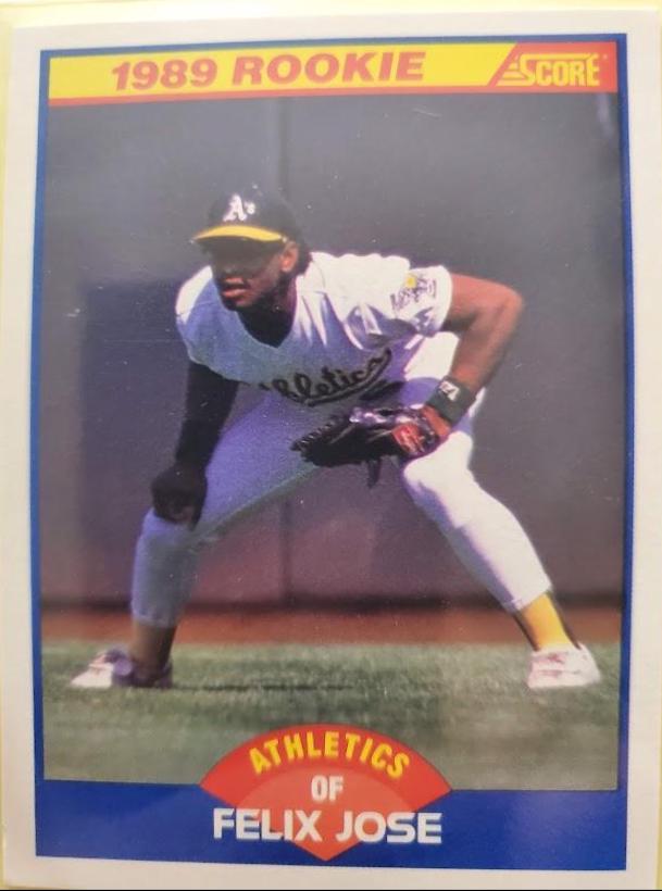 Felix Jose #629 Baseball Cards 1989 Score