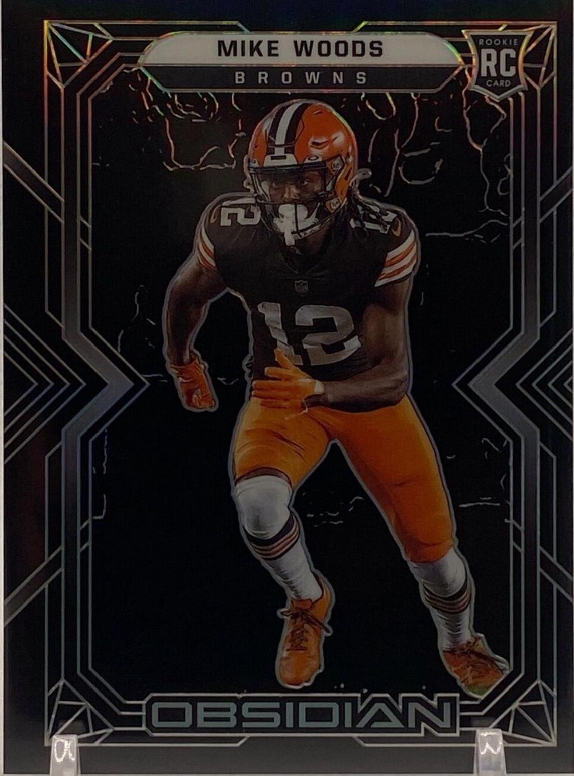 Mike Woods #198 Football Cards 2022 Panini Obsidian
