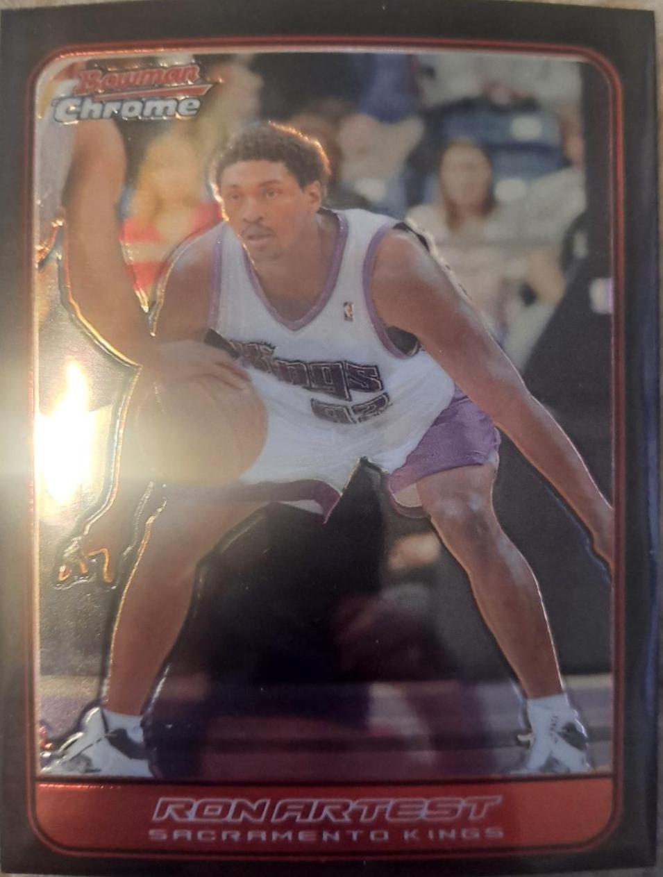Ron Artest #90 Basketball Cards 2006 Bowman Chrome