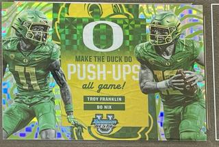 Troy Franklin, Bo Nix