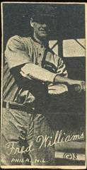 Fred Williams [Hand Cut] Baseball Cards 1923 W572 Prices
