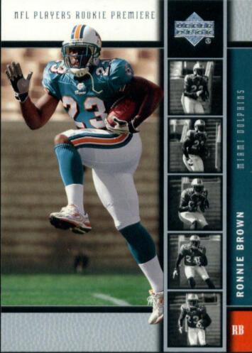 Ronnie Brown #5 Football Cards 2005 Upper Deck Rookie Premiere