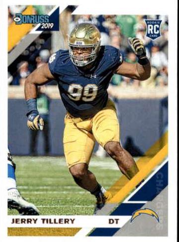 Jerry Tillery #262 Football Cards 2019 Donruss