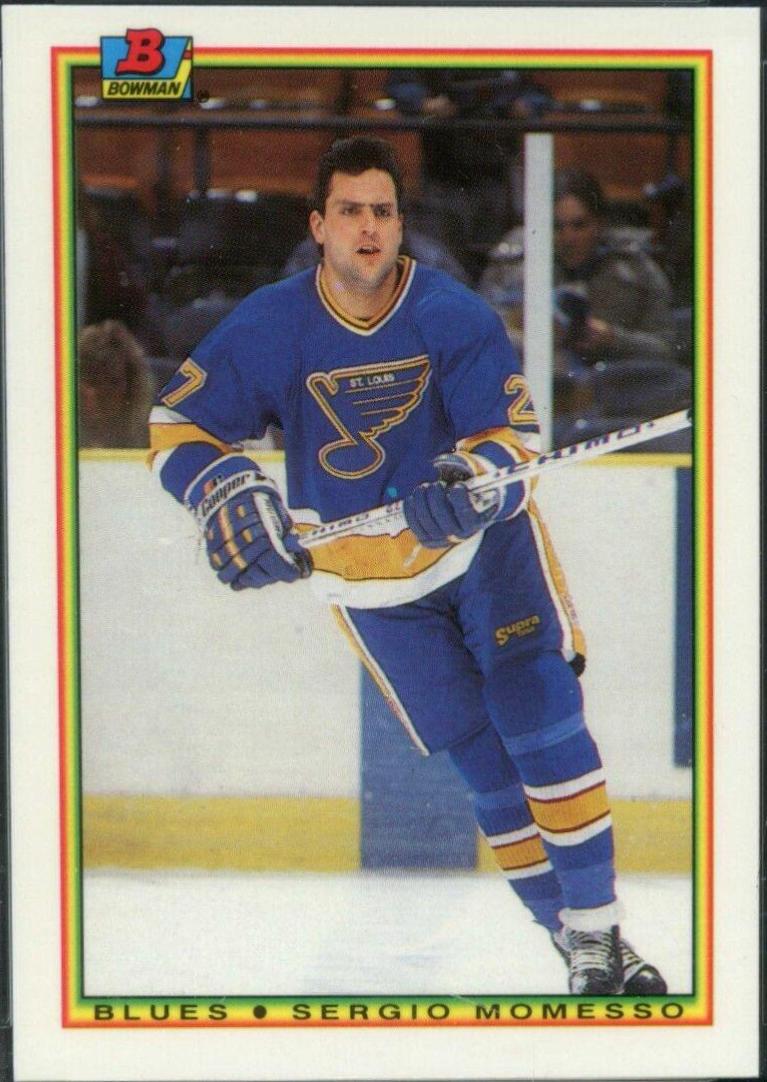 Sergio Momesso #17 Hockey Cards 1990 Bowman Tiffany