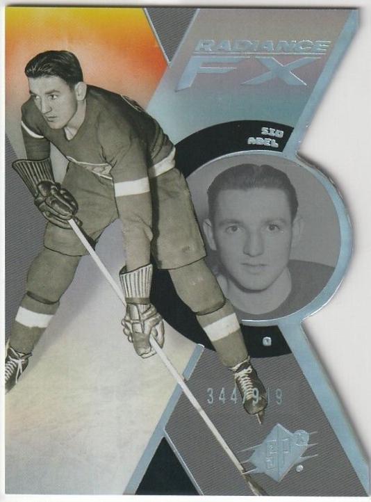 Sid Abel #RFX-12 Hockey Cards 2023 SPx Radiance FX