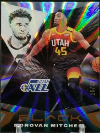 Donovan Mitchell #5 Basketball Cards 2020 Panini Black