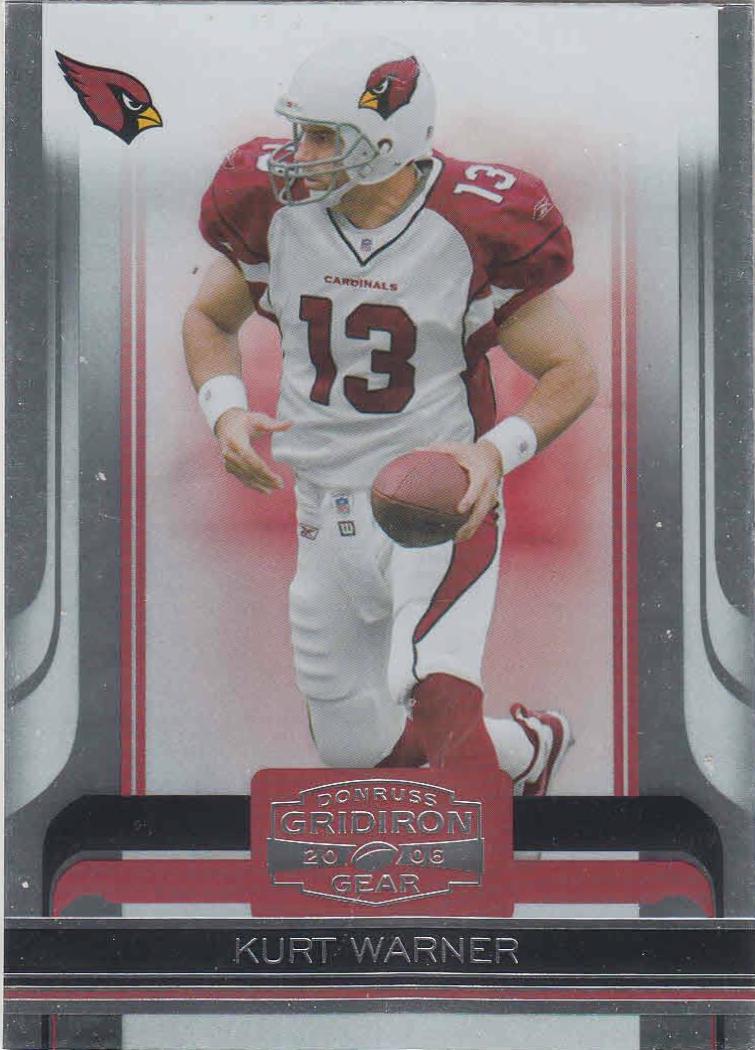 Kurt Warner #2 Football Cards 2006 Panini Donruss Gridiron Gear