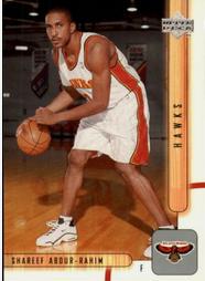 Shareef Abdur-Rahim #5 Basketball Cards 2001 Upper Deck