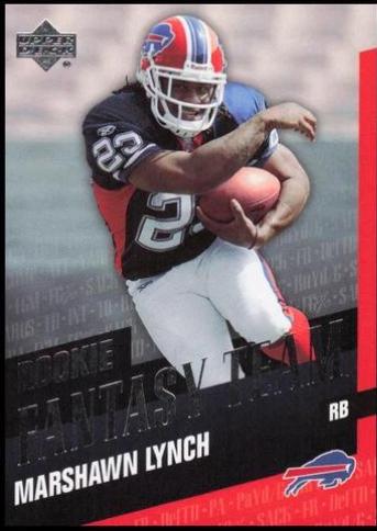 Marshawn Lynch #RFT-ML Football Cards 2007 Upper Deck Rookie Fantasy Team