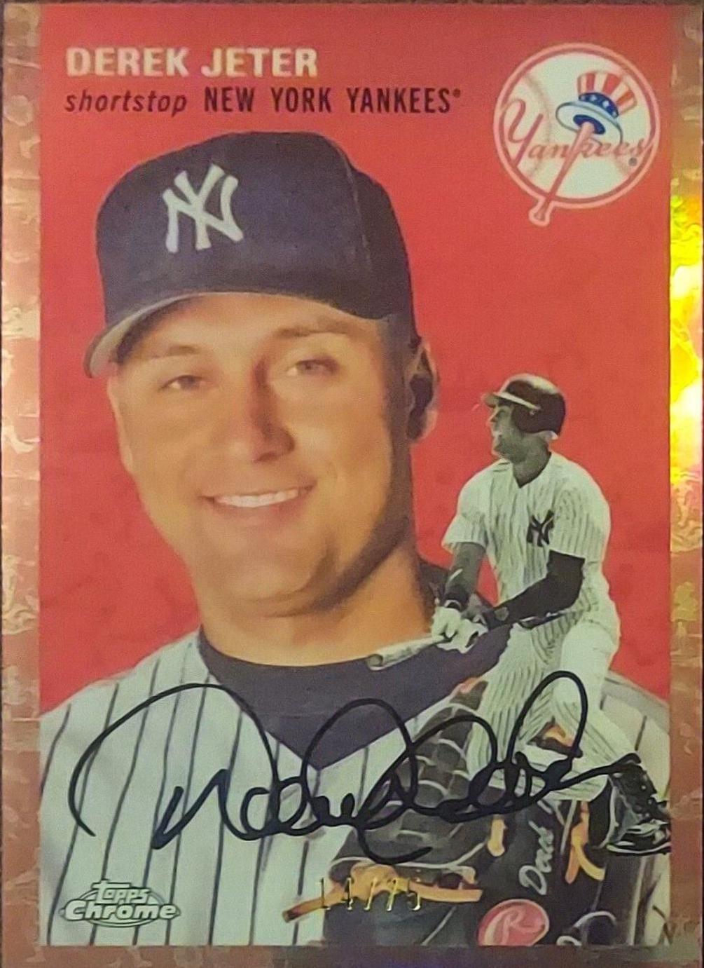 Derek Jeter [Cream Rose Gold Refractor] #396