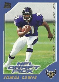 Jamal Lewis #378 Football Cards 2000 Topps