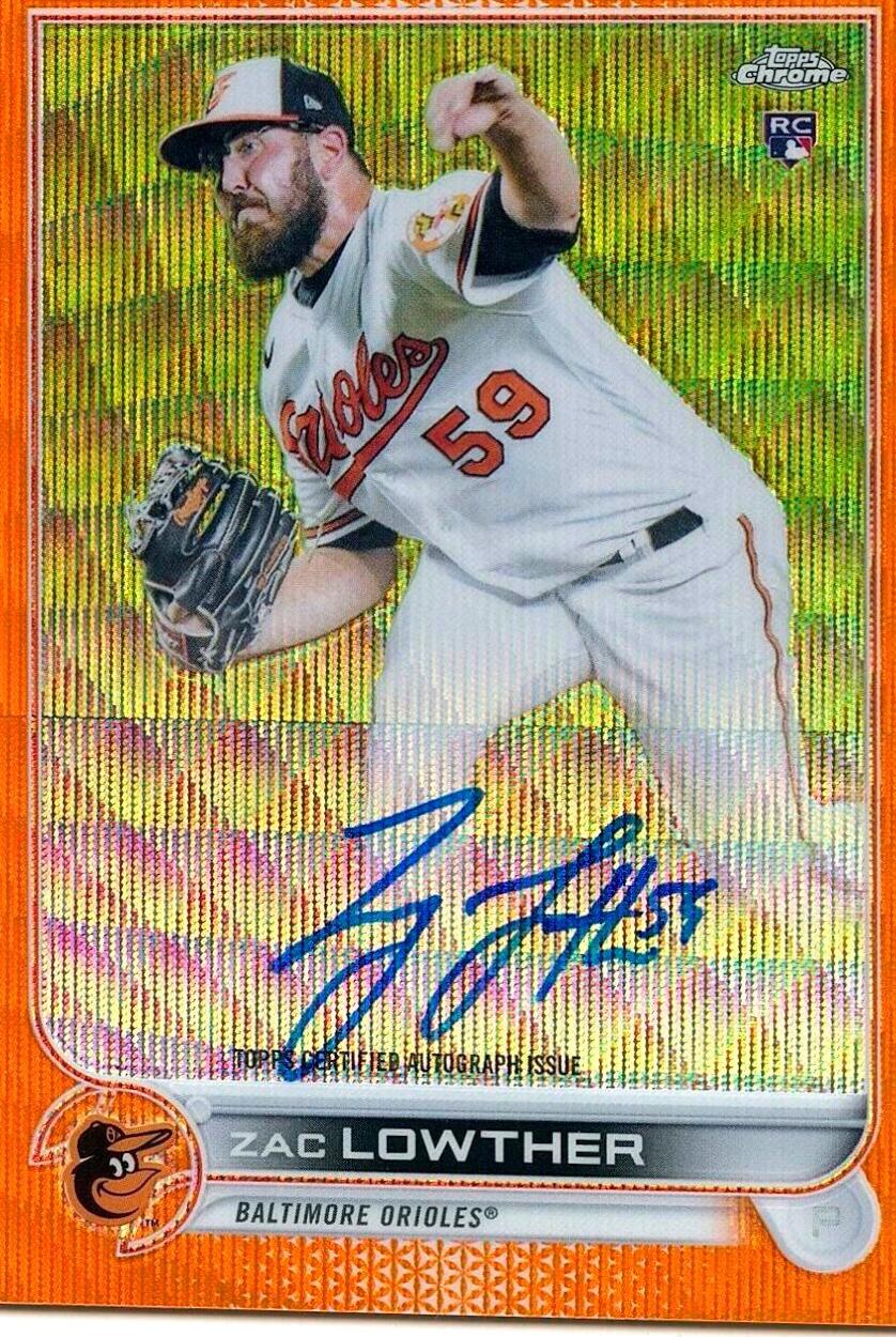 Zac Lowther [Orange Wave Refractor] #RA-ZL