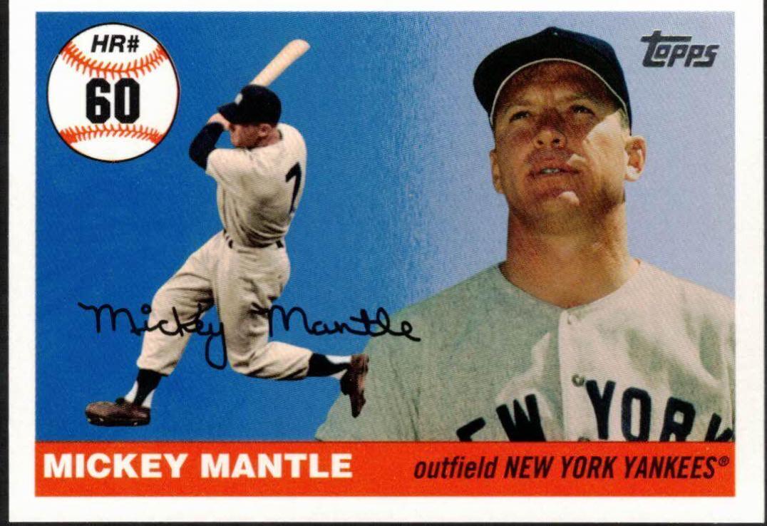 Mickey Mantle #60 2006 Topps Mantle Home Run History Baseball