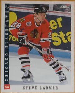 Steve Larmer #3 Hockey Cards 1993 Score
