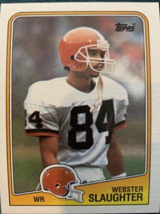 Webster Slaughter #89 Football Cards 1988 Topps