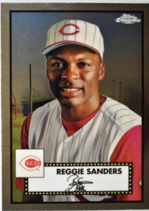 Reggie Sanders #581 Baseball Cards 2021 Topps Chrome Platinum Anniversary