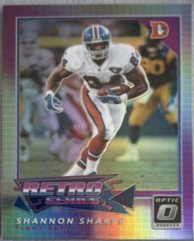 Shannon Sharpe #RS-14 Football Cards 2022 Panini Donruss Optic Retro Series