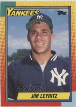 Jim Leyritz #61T Baseball Cards 1990 Topps Traded