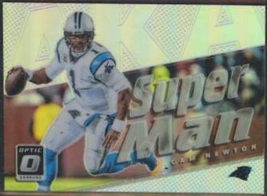 Cam Newton #6 Football Cards 2017 Panini Donruss Optic Aka