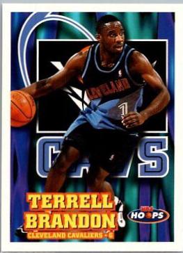 Terrell Brandon #31 Basketball Cards 1997 Hoops
