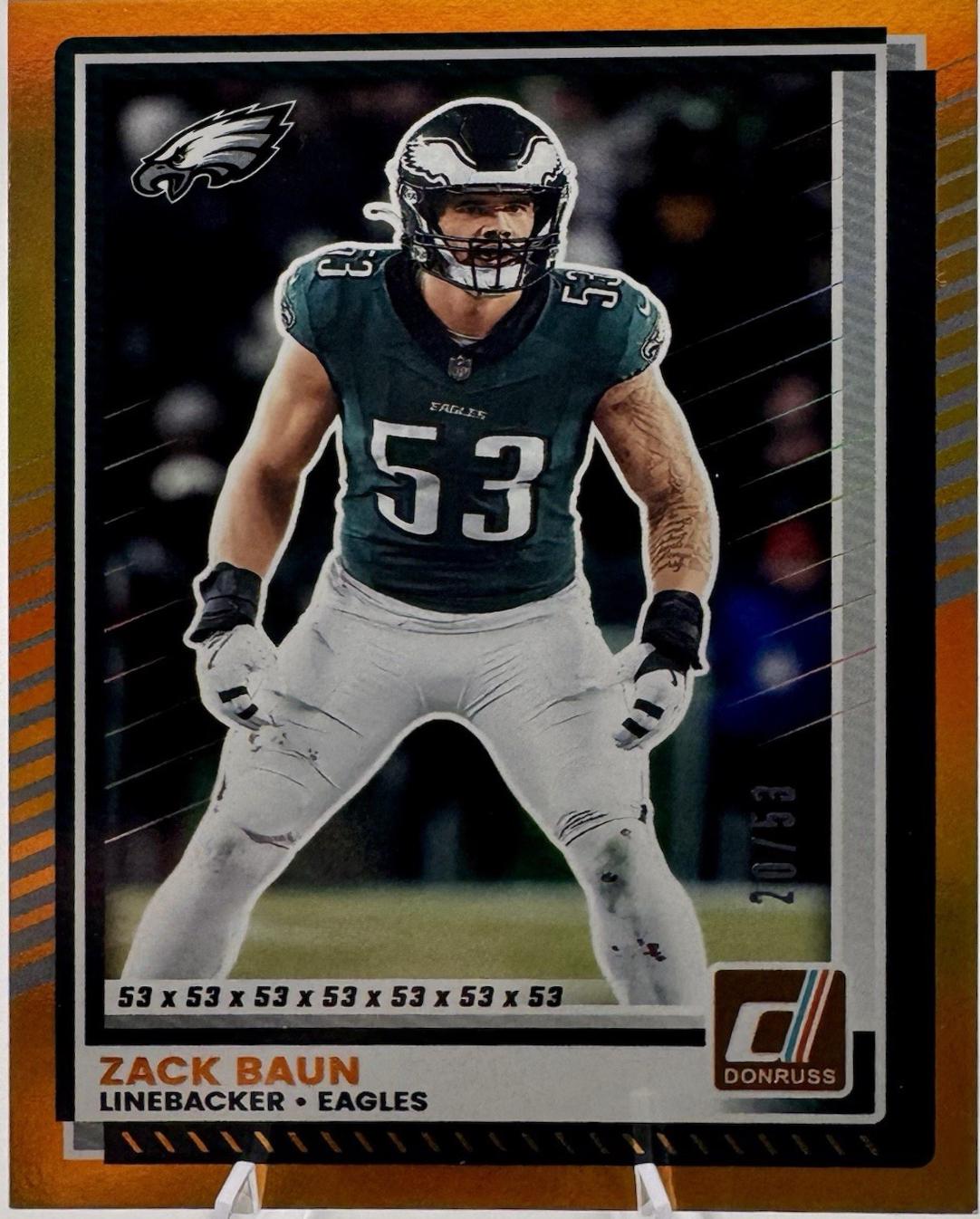 Zack Baun #264 2025 Panini Donruss Football