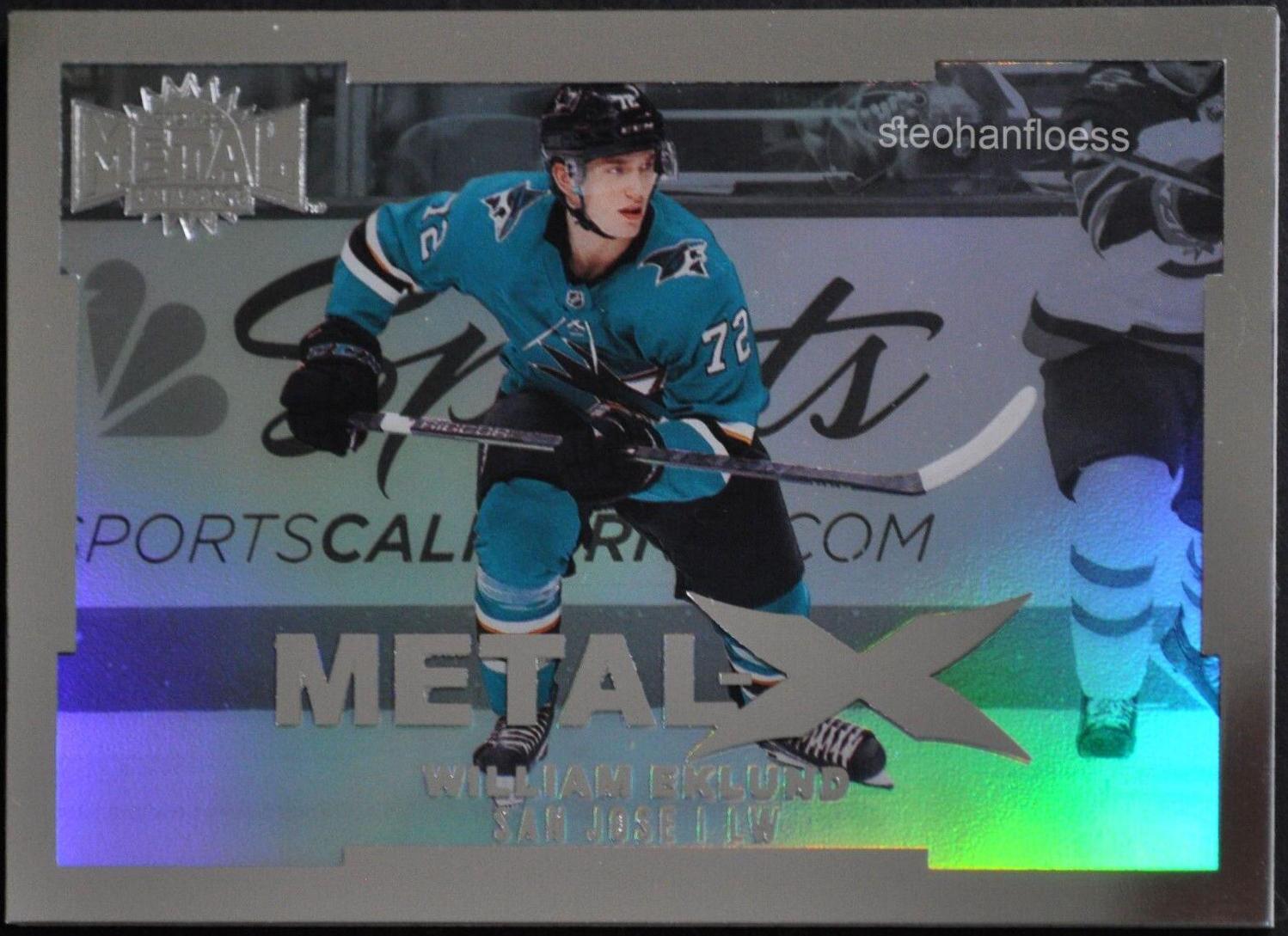 William Eklund #MX-64 Hockey Cards 2021 Skybox Metal Universe X