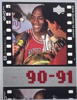 Michael Jordan #45 Basketball Cards 1998 Upper Deck MJ Living Legend