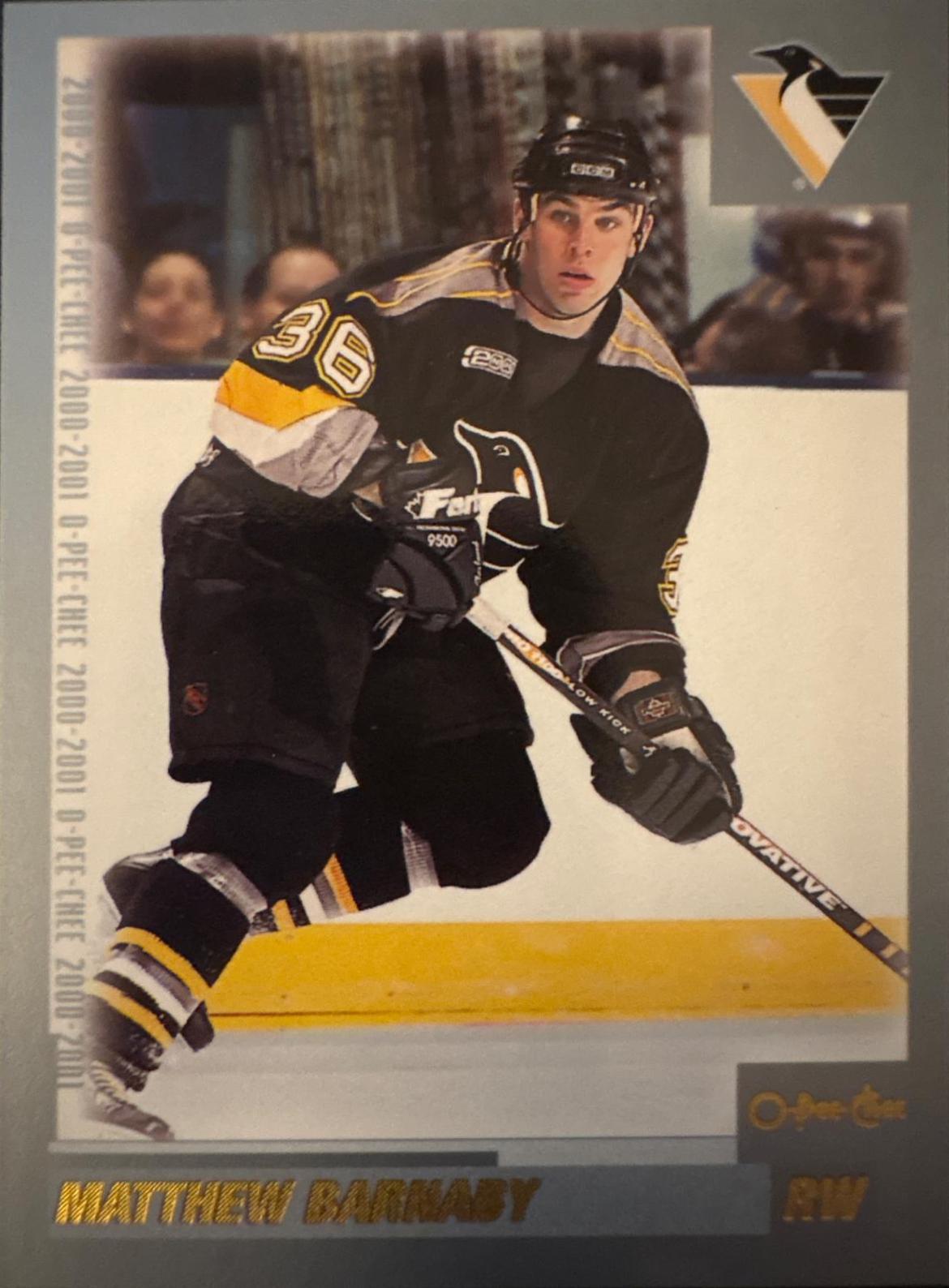 Matthew Barnaby #39 2000-01 O-Pee-Chee Hockey