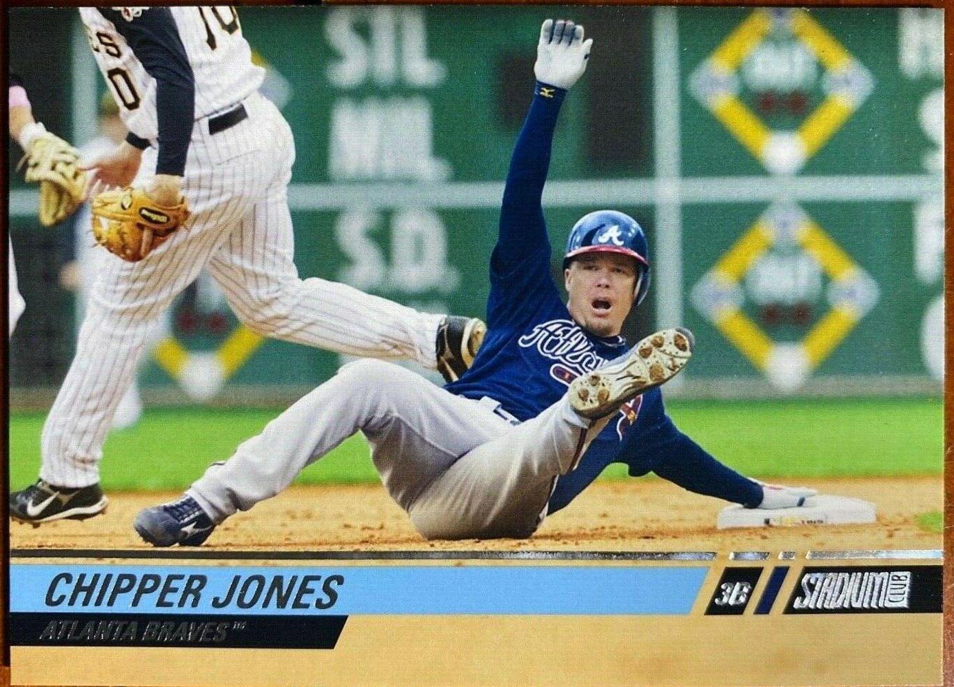 Chipper Jones #83 Baseball Cards 2008 Stadium Club