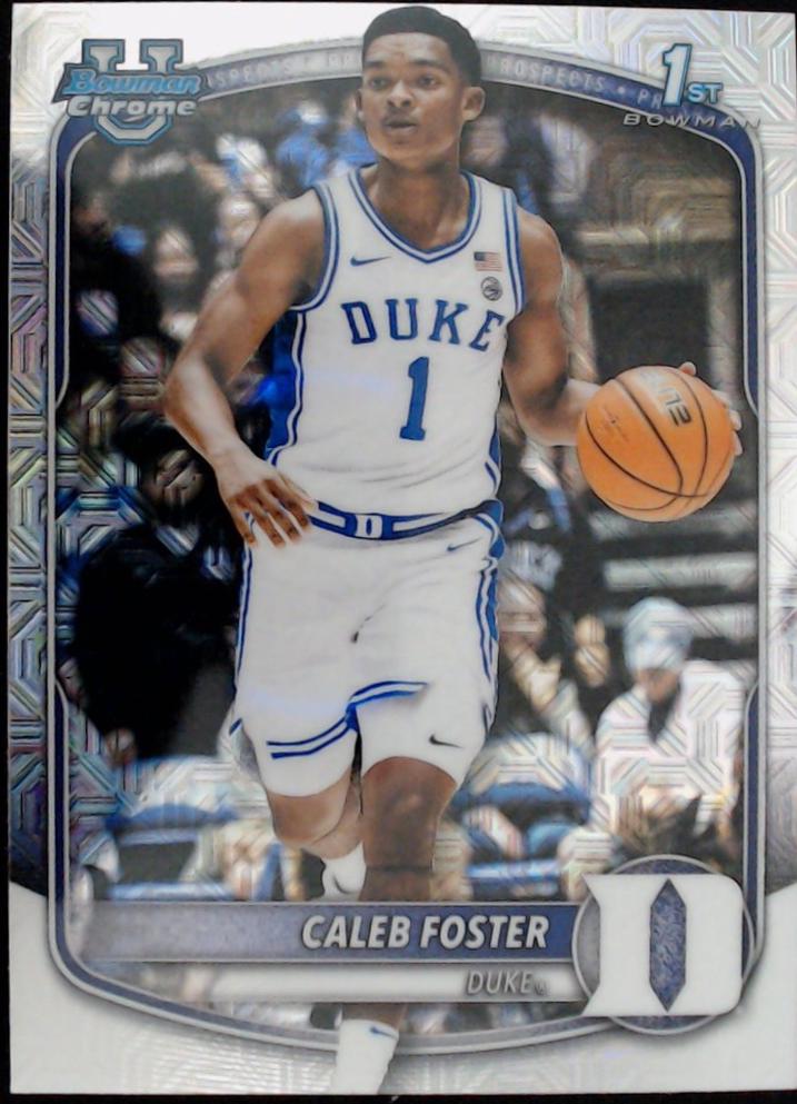 Caleb Foster #BCP-100 2025-26 Bowman Basketball Chrome Prospects