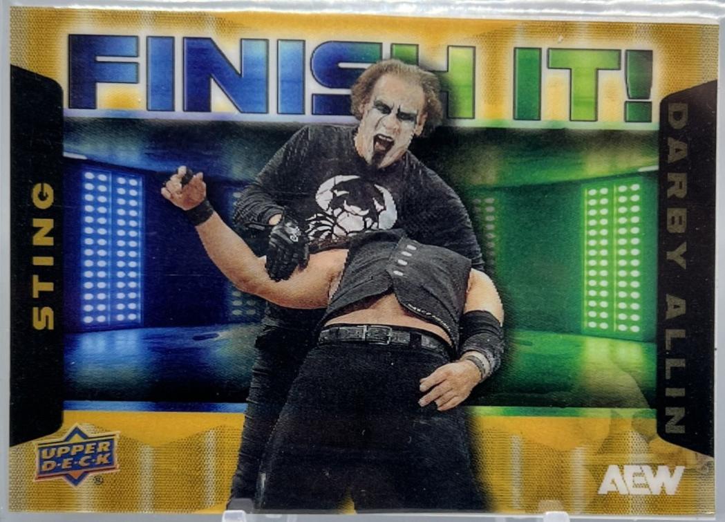 Sting / Darby Allin #FI-20 Wrestling Cards 2025 Upper Deck AEW Finish It