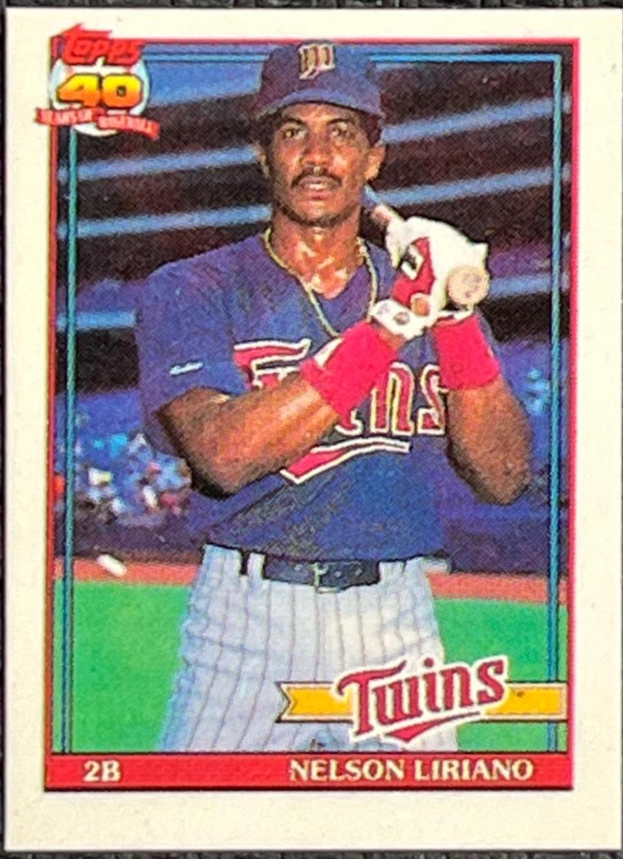 Nelson Liriano #18 Baseball Cards 1991 Topps Micro