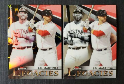 J.D. Martinez, David Ortiz #FL-JM Baseball Cards 2021 Topps Finest Legacies
