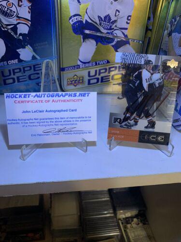 John LeClair #30 Hockey Cards 2000 Upper Deck Ice