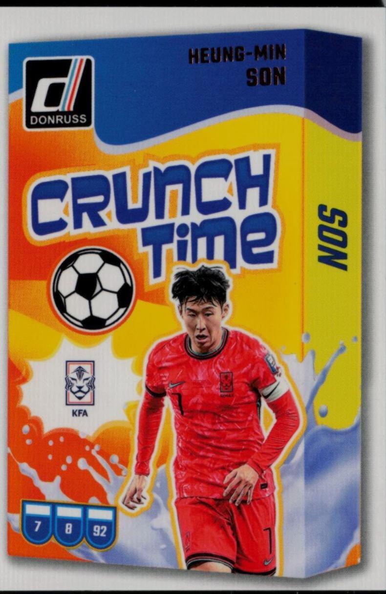 Heung-Min Son #5 Soccer Cards 2024 Panini Donruss Crunch Time
