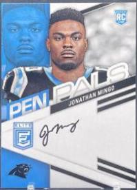 Jonathan Mingo #PPJMI Football Cards 2023 Panini Donruss Elite Pen Pals Autographs