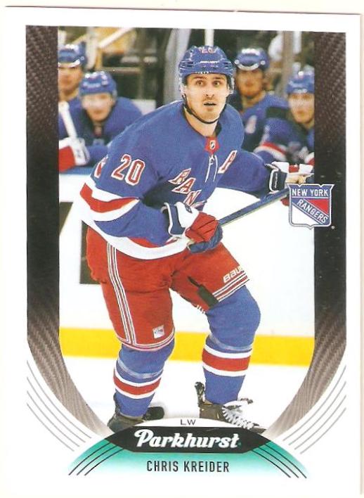 Chris Kreider #220 2020-21 Parkhurst Hockey