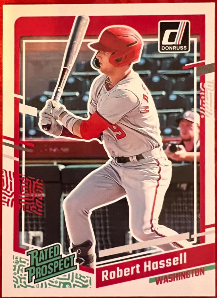 Robert Hassell #82 Baseball Cards 2023 Panini Donruss